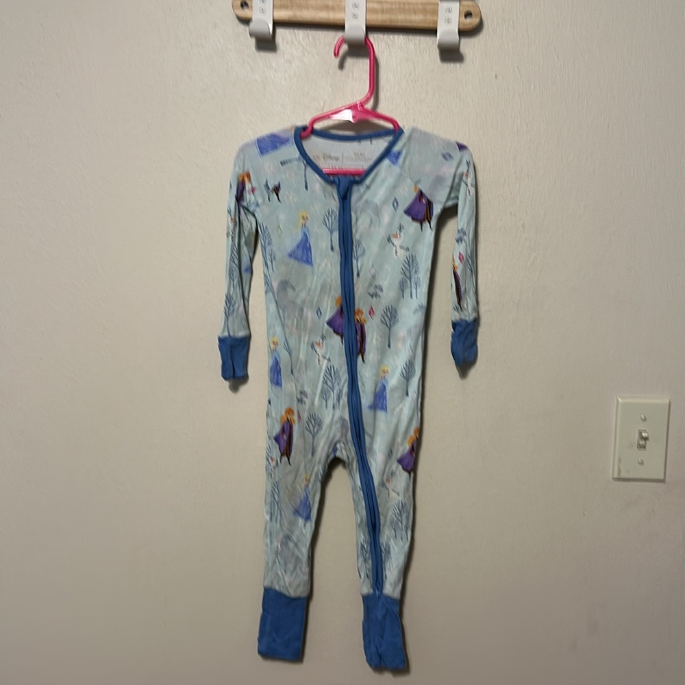 Little Sleepies Blue Princess Pajamas - Picture 2 of 6